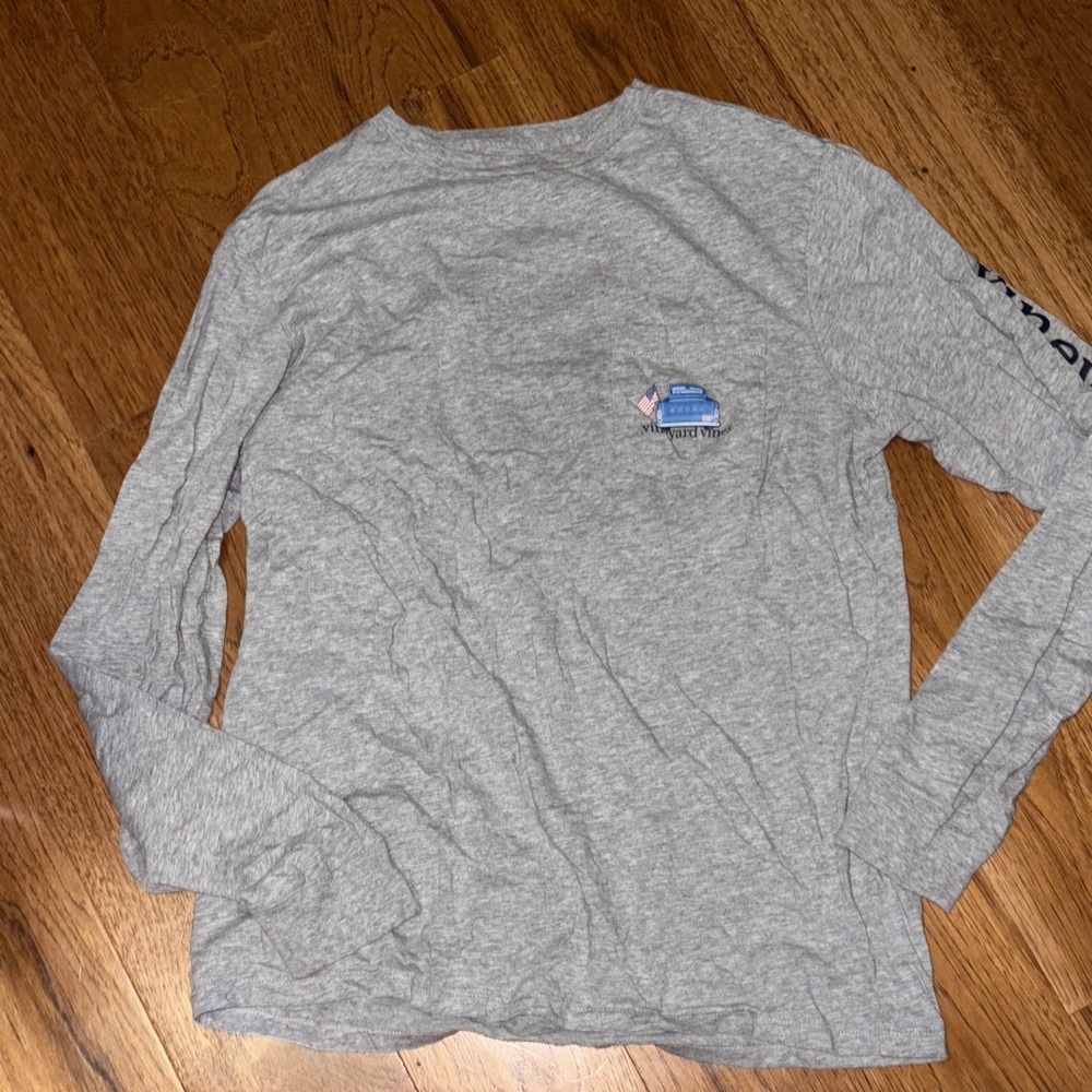 Vineyard vines Gray Long Sleeve Shirt size small
